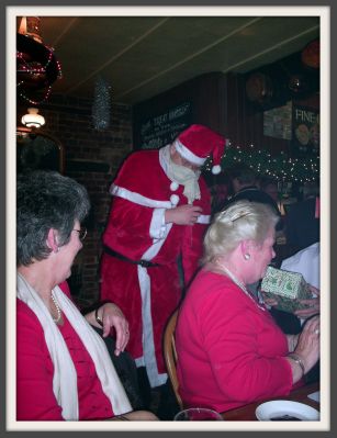 Santa delivers our presents