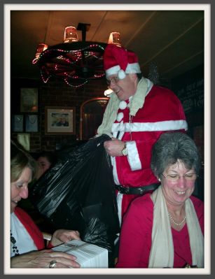Opening the presents